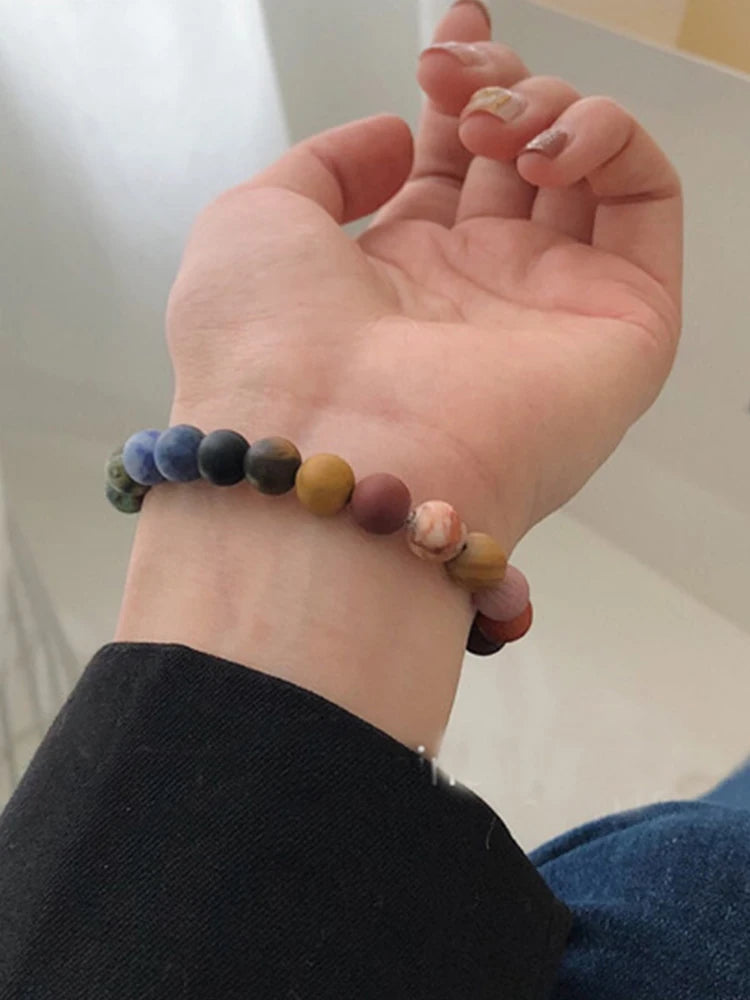 Natural Stone Planet Bracelet