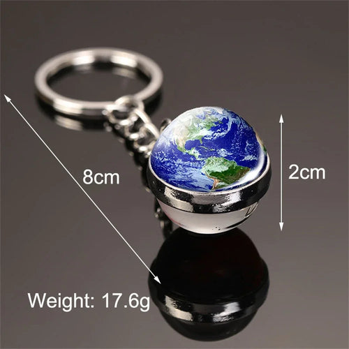 Glow-in-the-Dark Planet Keychain