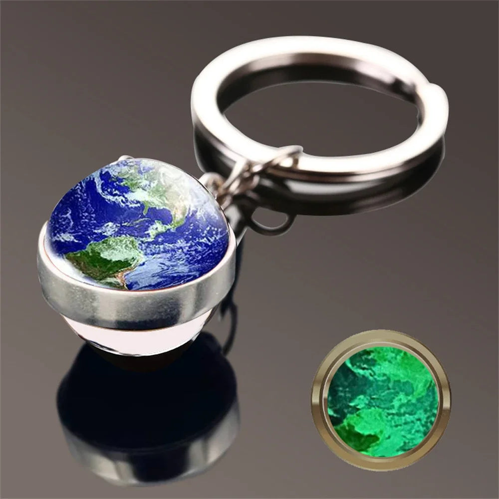 Glow-in-the-Dark Planet Keychain