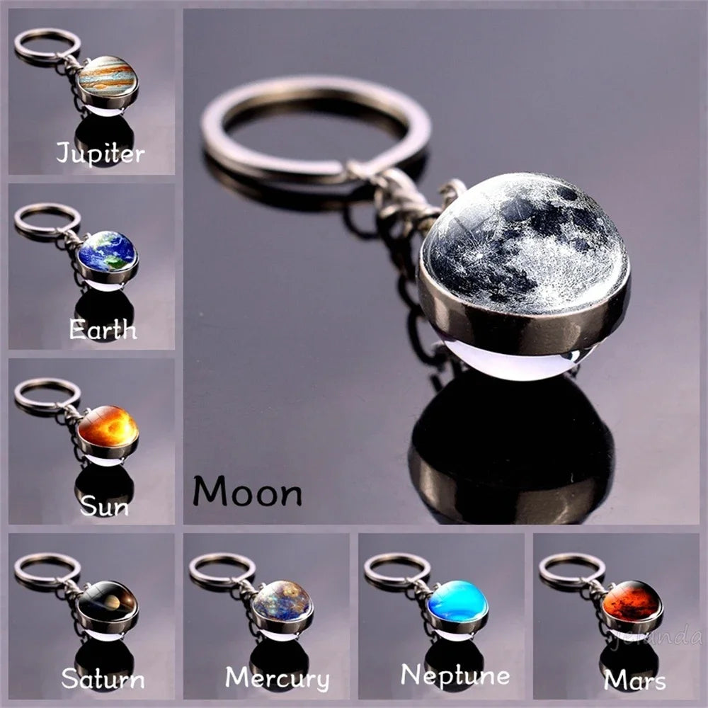 Glow-in-the-Dark Planet Keychain