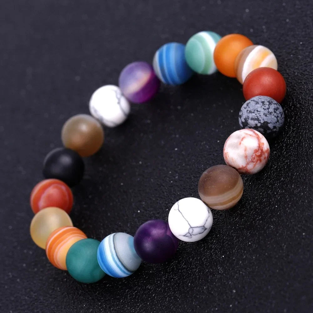 Natural Stone Planet Bracelet