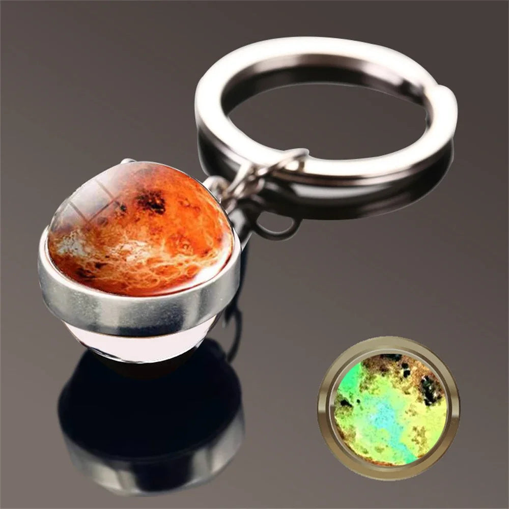 Glow-in-the-Dark Planet Keychain