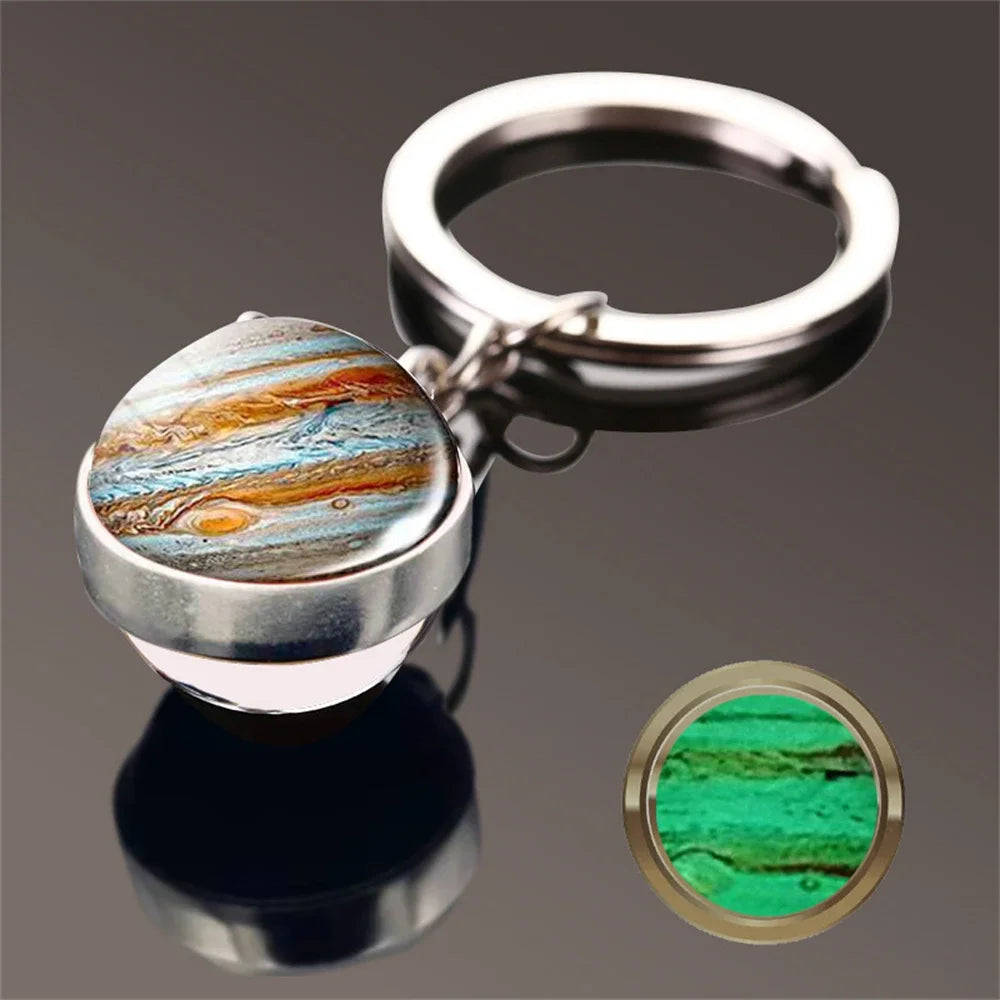 Glow-in-the-Dark Planet Keychain
