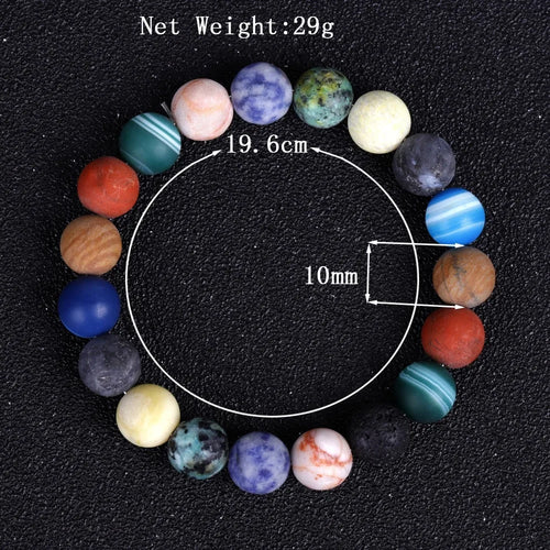 Natural Stone Planet Bracelet