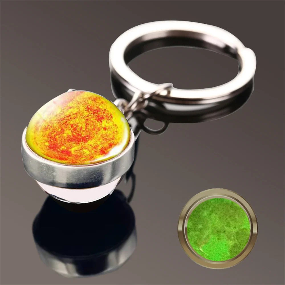 Glow-in-the-Dark Planet Keychain