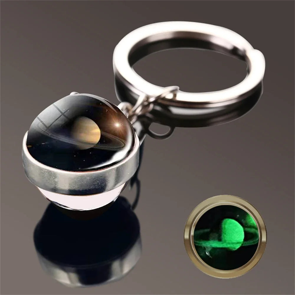 Glow-in-the-Dark Planet Keychain